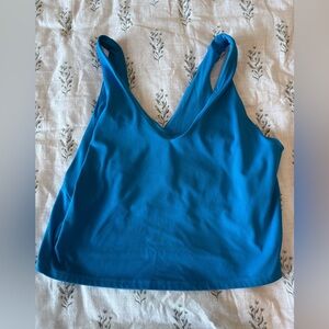 All in Motion Blue Sports Cropped Tank